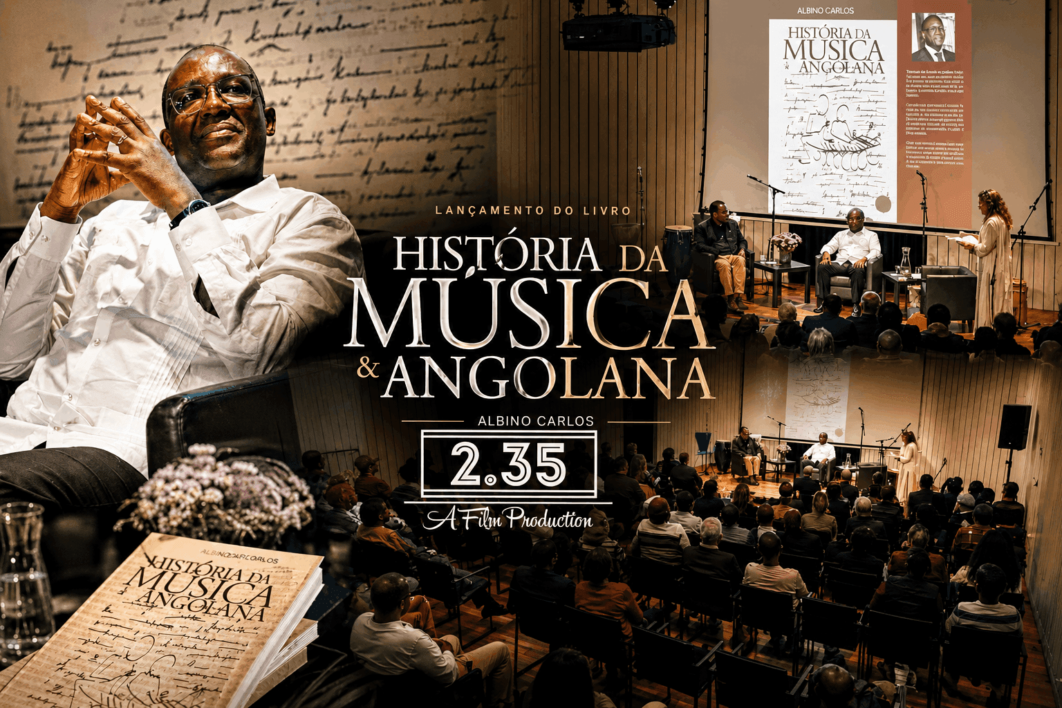 ESCRITOR ALBINO CARLOS LANÇA NOVO LIVRO: HISTÓRIA DA MÚSICA ANGOLANA